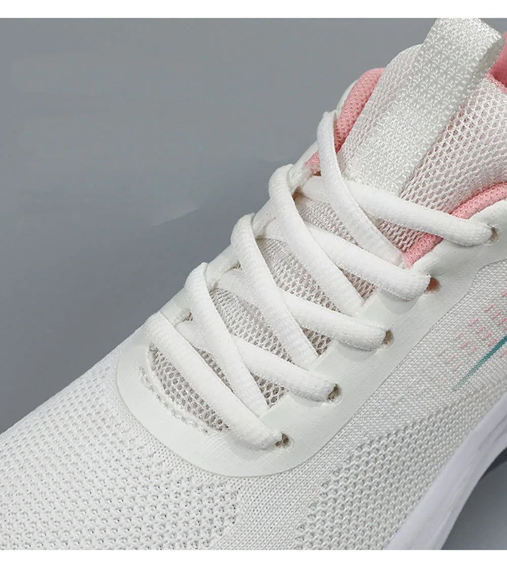 Casual Sneakers For Women Mesh Breathable Female Running Sport Shoes Non-slip Soft-soled Women's Sneakers Tennis For Lady