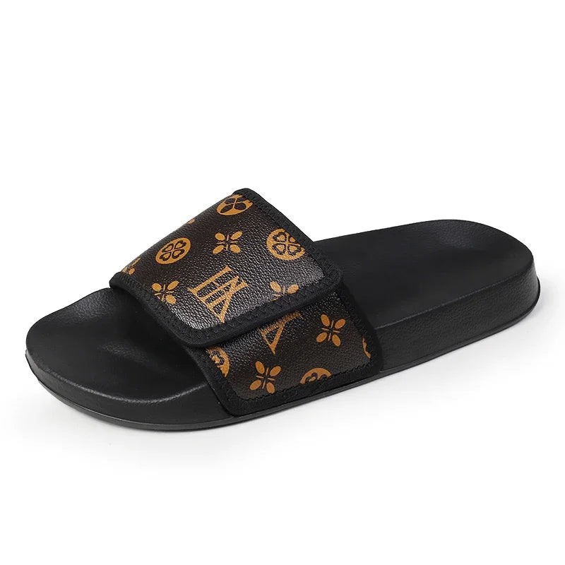Slides Shoes for Men 2024 Slippers House Man Comfortable Men's Sandal Living Room Slippers Walk Around Home Flip Flop Slipper