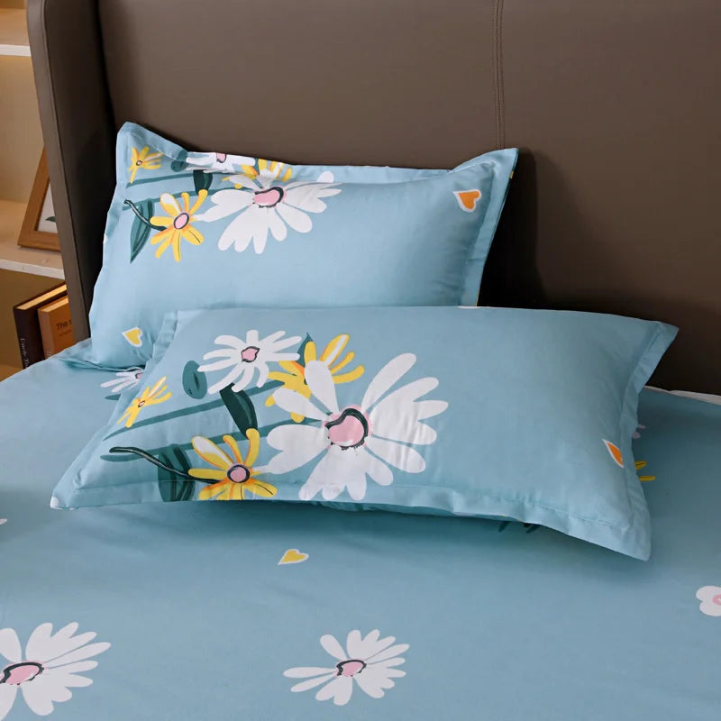 1pc Pillow Cover Bedroom Pillowcase Bed Bedding Pillow Covers Adult Flowers Home Decor Cushions Covers Custom Size 70x70cm 51*66