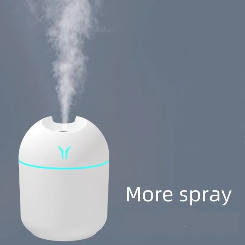 Air Humidifier USB Mini Aroma Essential Oil Diffuser for Home Car Ultrasonic Mute Mist Maker Diffuser with LED Color