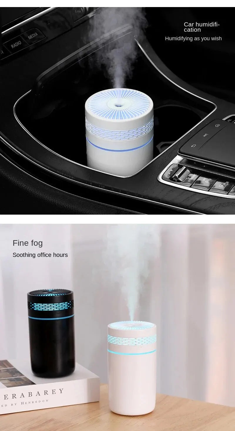 Car Humidifier Mini Seven-Color Aroma Humidifier Car Air Purifier Small Atomizer Household Bedroom Water Supply