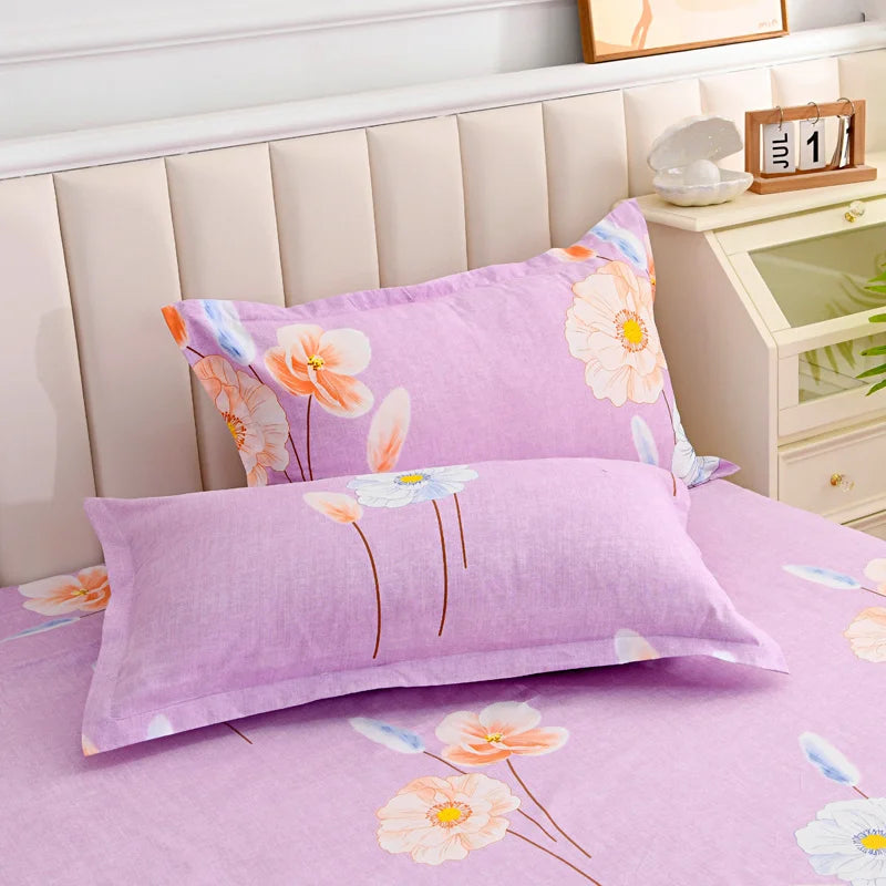 1pc Pillow Cover Bedroom Pillowcase Bed Bedding Pillow Covers Adult Flowers Home Decor Cushions Covers Custom Size 70x70cm 51*66