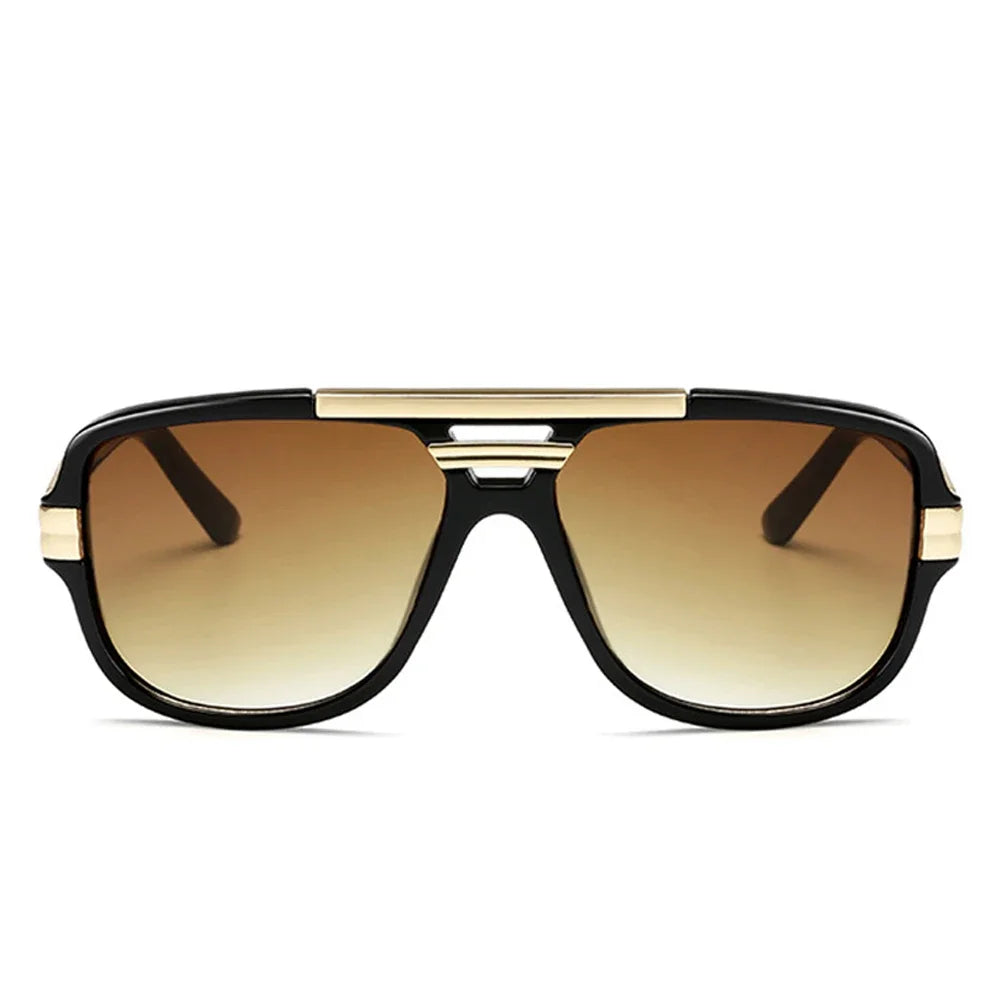 XaYbZc Brand Design Men Sunglasses Vintage Male Square Sun Glasses Luxury Gradient Sunglass UV400 Shades gafas de sol hombre