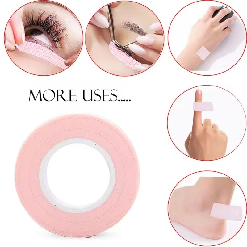 Wholesale Micropore Lashes Tape Eyelash Extension Tapes 4mm Width Breathable Easy To Tear Eyelashes Accessories Makeup Tools