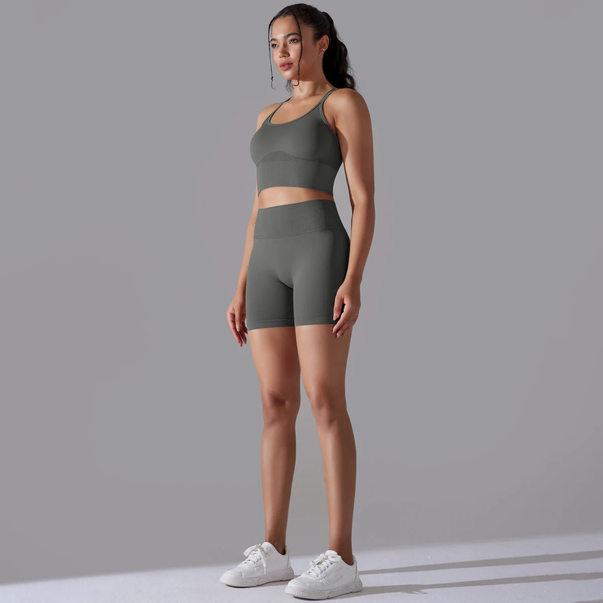 Sexy Yoga Sets Women's Tracksuit Seamless Sport Suit Running Workout Sportswear Gym Clothing Leggings Bra Fitness Suits 2 Pieces