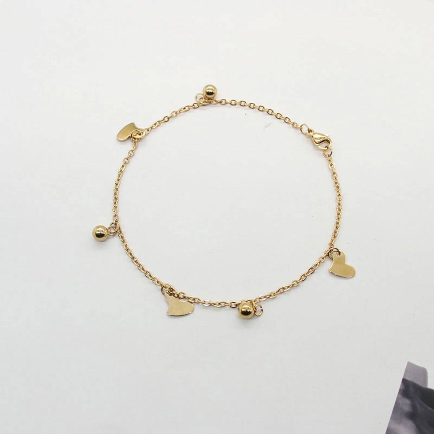 1PC Stainless Steel Star Heart Butterfly Anklet Gold Color Pendants Chain Anklet For Women Summer Beach Foot Show Sandal Jewelry