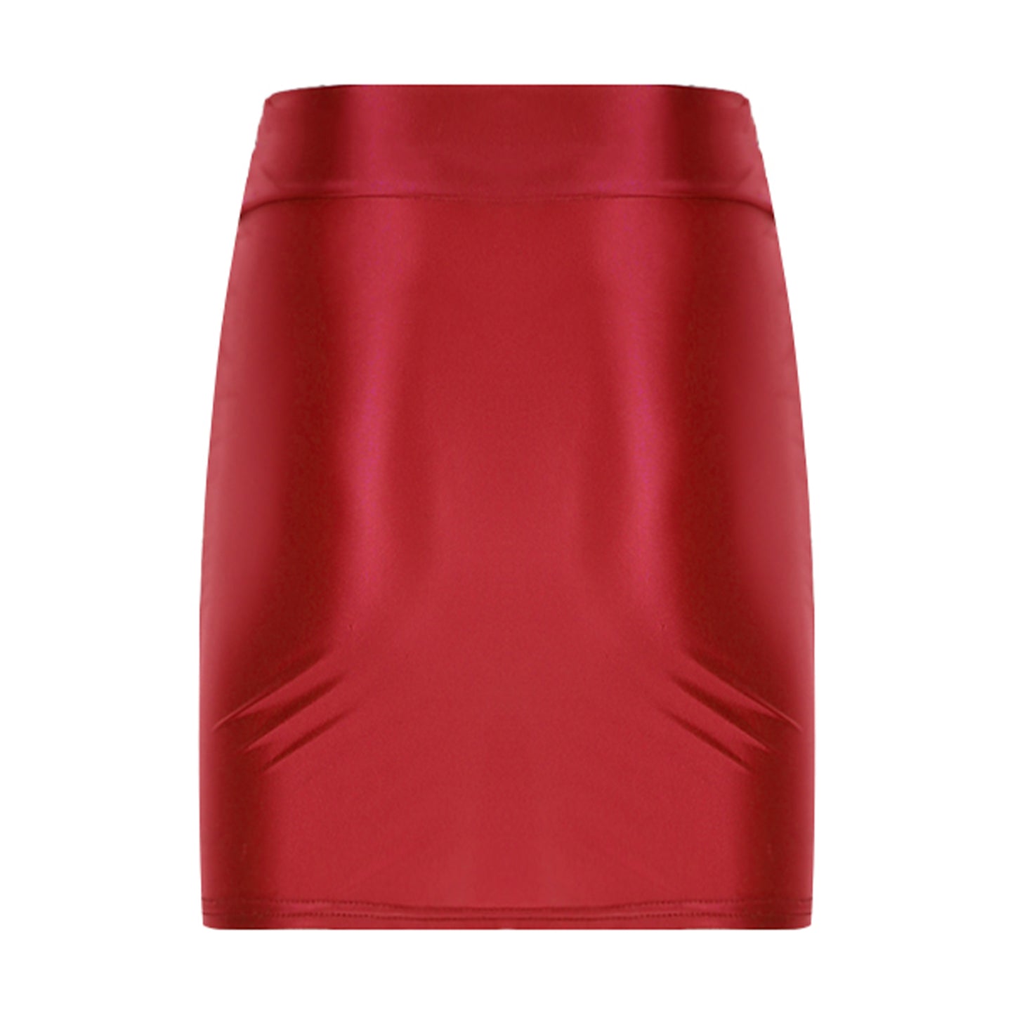 Womens Glossy Mini Skirts Solid Color Shiny Low Rise Elastic Waistband Pool Party Nightclub Ruffled Skirt Bikini Cover Ups
