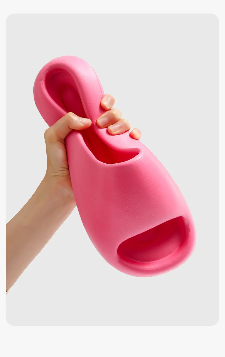 Women's Slippers Fashion Light EVA Soft Home Sole Slipper Bathroom Anti-Slip Casual Indoor Slipper Beach Sandal Flip-Flops