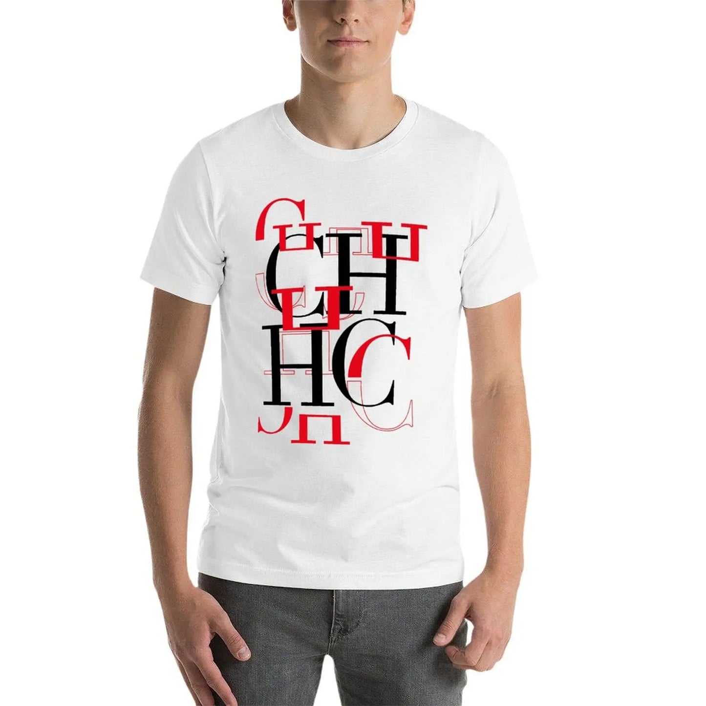 CHCH 2024 Men's Clothing Oversized T Shirt Casual Tops Tee Men Clothes T-Shirt Sports Gym Sportswear Soild T Shirt