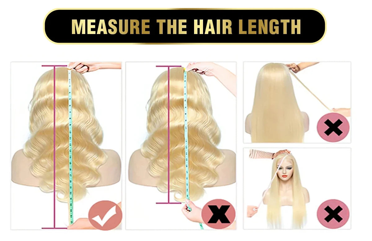 Body Wave 613 Hd Lace Frontal Wig 13x6 Human Hair Wigs 250 Density 13x4 Transparent Lace Honey Blonde Glueless Wigs For Women