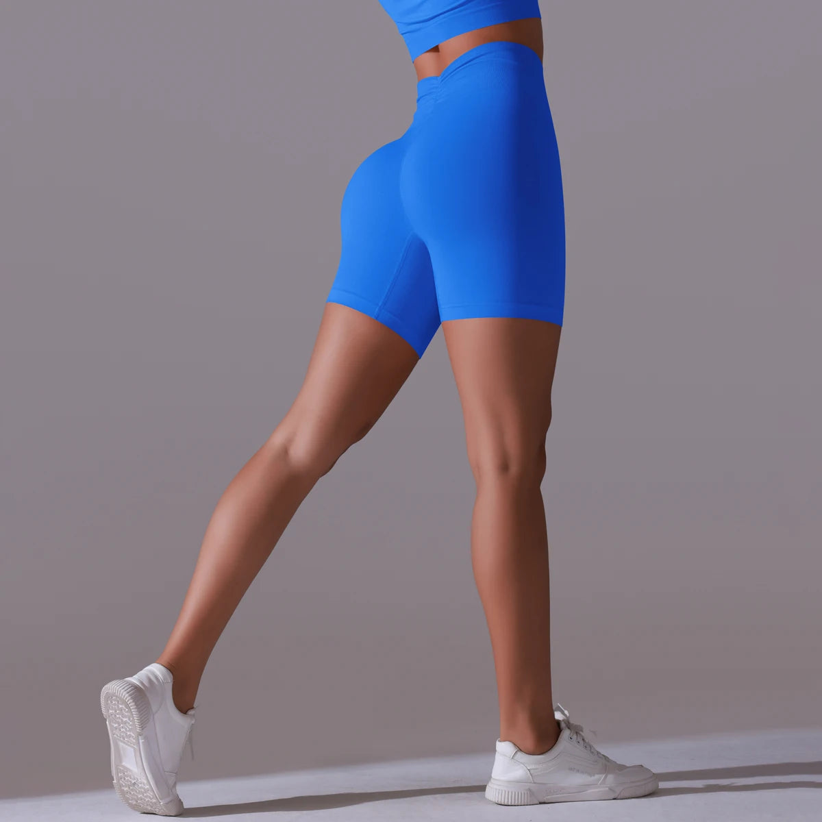Women Yoga Shorts High Waist Workout Shorts Fitness Yoga Lift Butt Fitness Ladies Yoga Gym Running Short Pants Sportswear