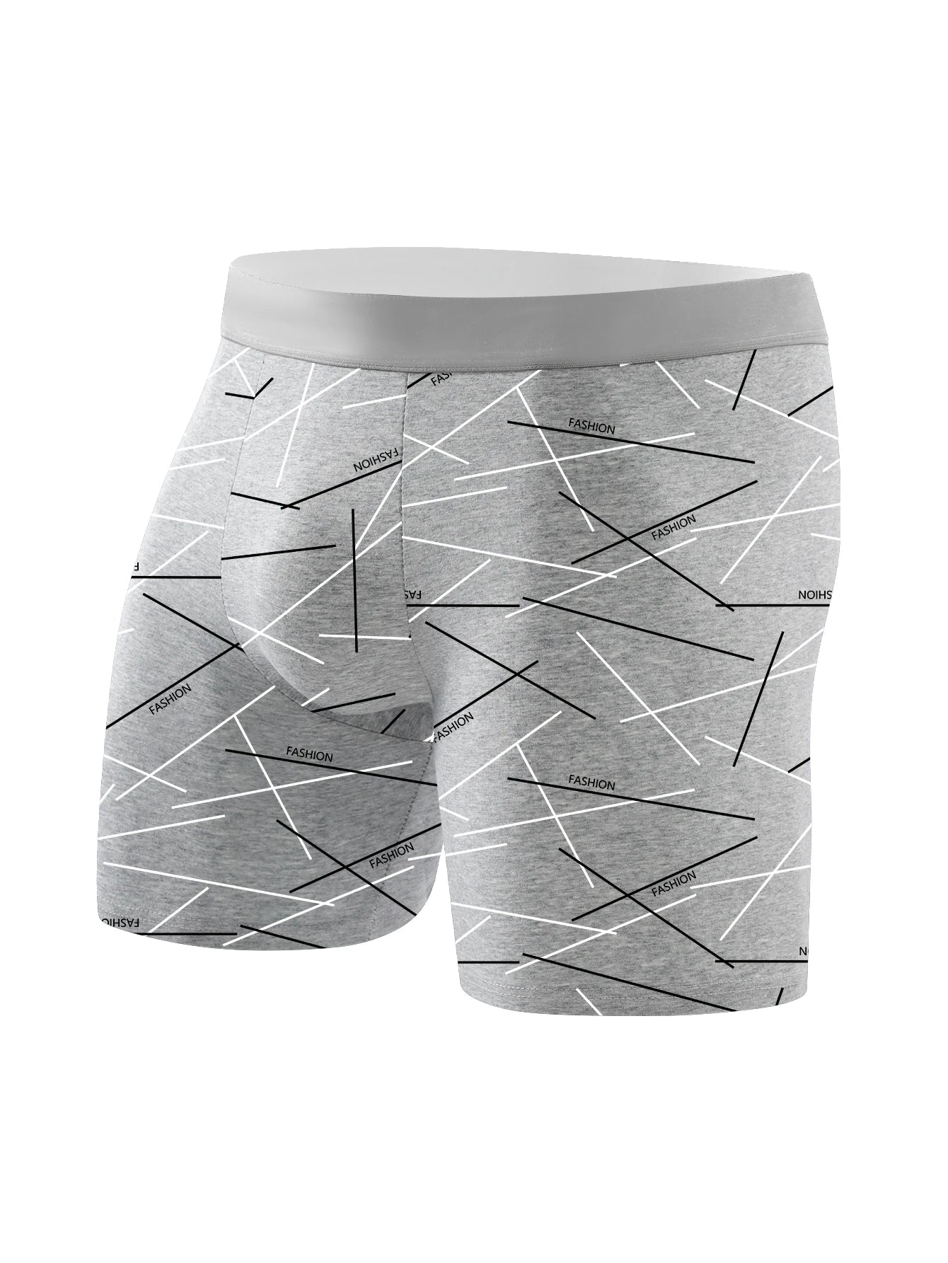 10 Pieces Of Men's Underwear Soft Comfortable Healthy Men's Long Boxer Briefs Trendy Fashion Athleisure High Quality Men's Pants