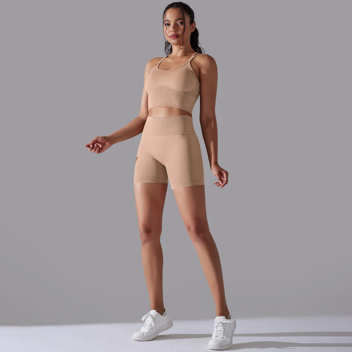 Sexy Yoga Sets Women's Tracksuit Seamless Sport Suit Running Workout Sportswear Gym Clothing Leggings Bra Fitness Suits 2 Pieces
