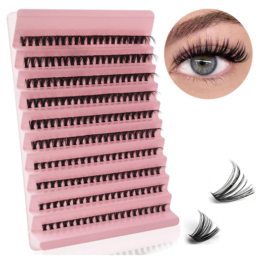 3/10 Rows Wispy False Eyelashes C Curl Individual Cluster Lashes DIY Make Up Eyeslash Extension Natural Faux Cils Makeup Tools