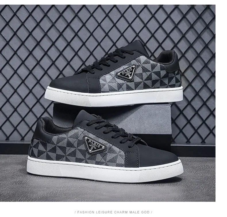 Men's Trendy Versatile Breathable Casual Shoes Fashionable Sport Shoes Leather Shoes Casual Shoes From United Kingdom