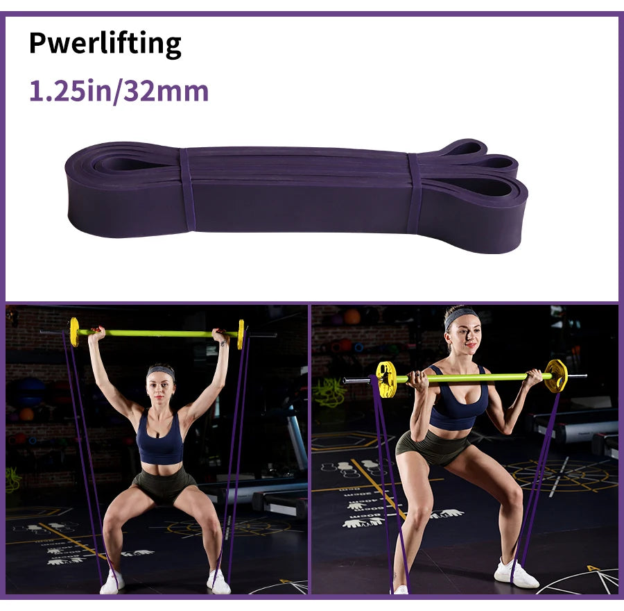 Heavy Duty Latex Resistance Band Exercise Elastic Band For Sport Strength Pull Up Assist Band Workout Pilates Fitness Equipment
