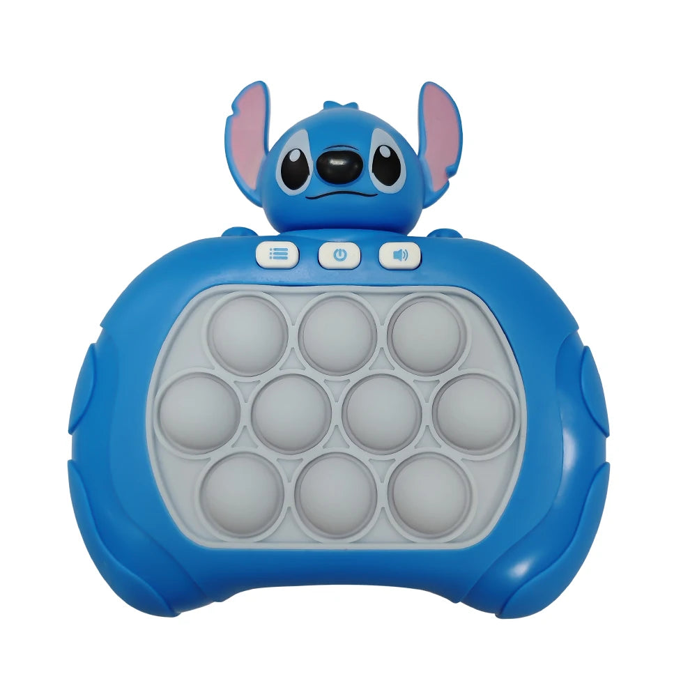 Stitch & Pikachu Quick Release Game Pop up Fidget Bubble Electronic Pop up Professional Game Lightweight Stress Relief Toy Gift
