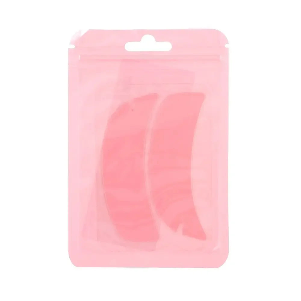 1Pair Reusable Eyelash Perm Silicone Eye Pads Lash Extension Under Eye Patches Sticky Eyelash Extension Patch Makeup Tools