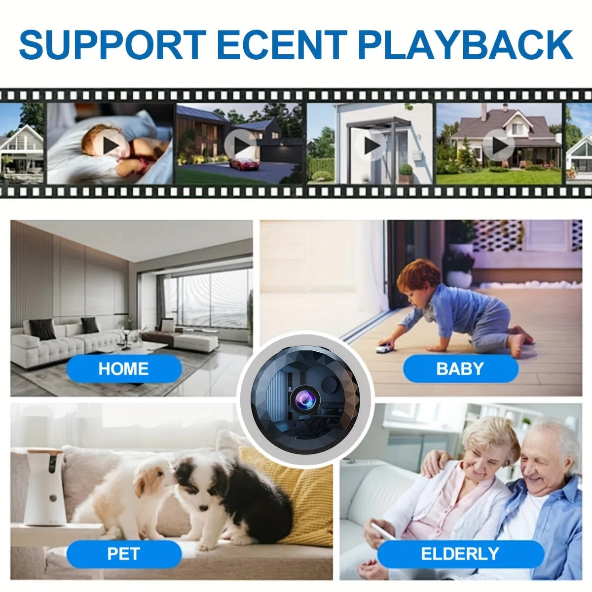 1PC A11 miniature camera with night vision, motion detection, rechargeable battery - easy to install and application control