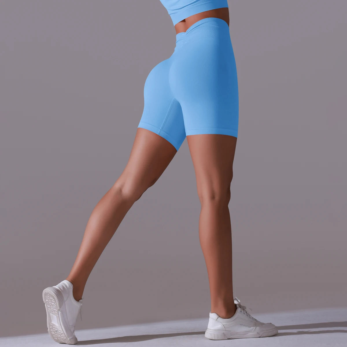 Women Yoga Shorts High Waist Workout Shorts Fitness Yoga Lift Butt Fitness Ladies Yoga Gym Running Short Pants Sportswear