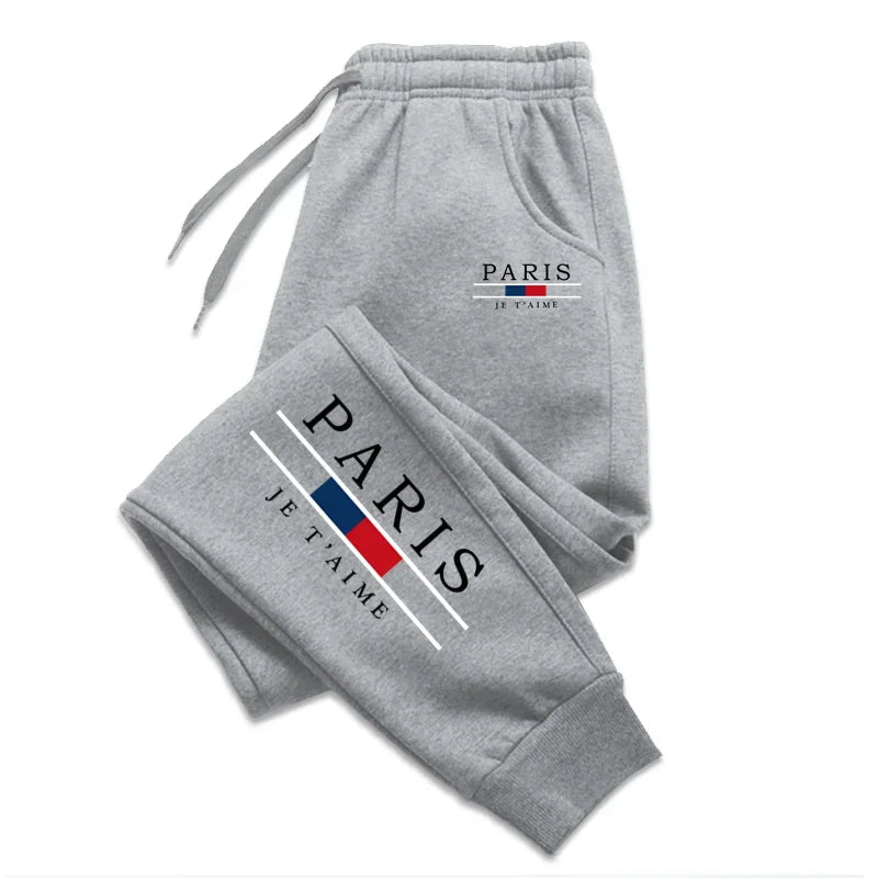 2024 men's fashion Harajuku Street sweatpants luxury brand autumn and winter new men's pants sports jogging fitness running pant
