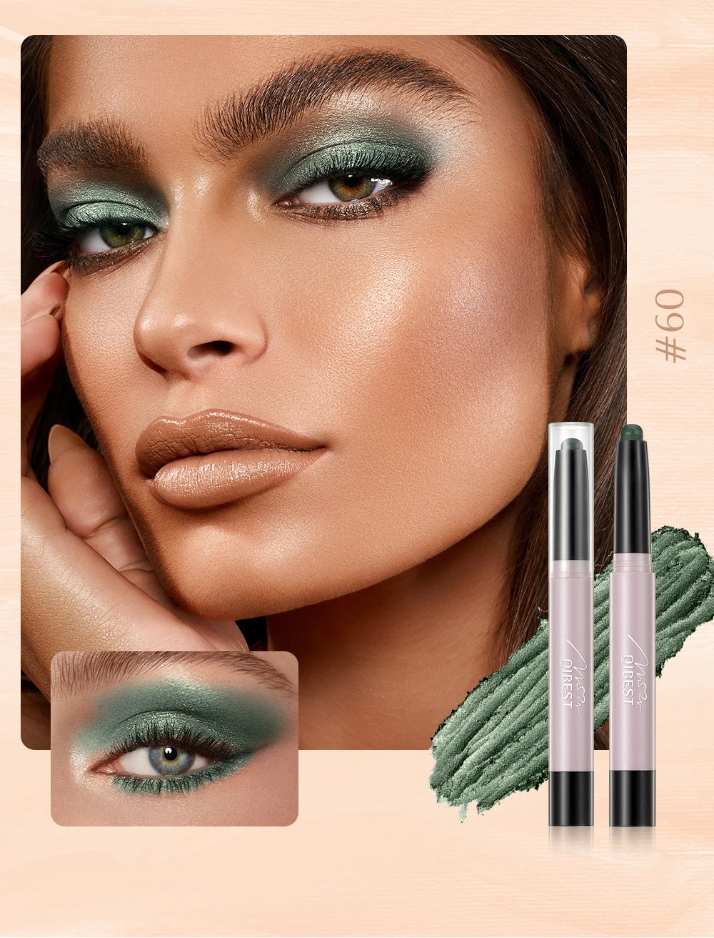 12 Colors Pearlescent Eyeshadow Pencil Waterproof Long Lasting Glitter Shimmer Eye Shadow Pen Eyeliner Stick Eyes Makeup Tools