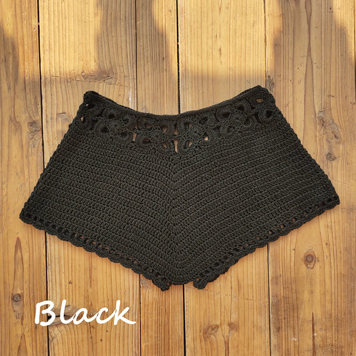 Puloru Women's Crochet Cutout Swim Shorts Summer Bathing Suit Bottoms Beach Style Drawstring Beach Board Shorts Swim Trunks
