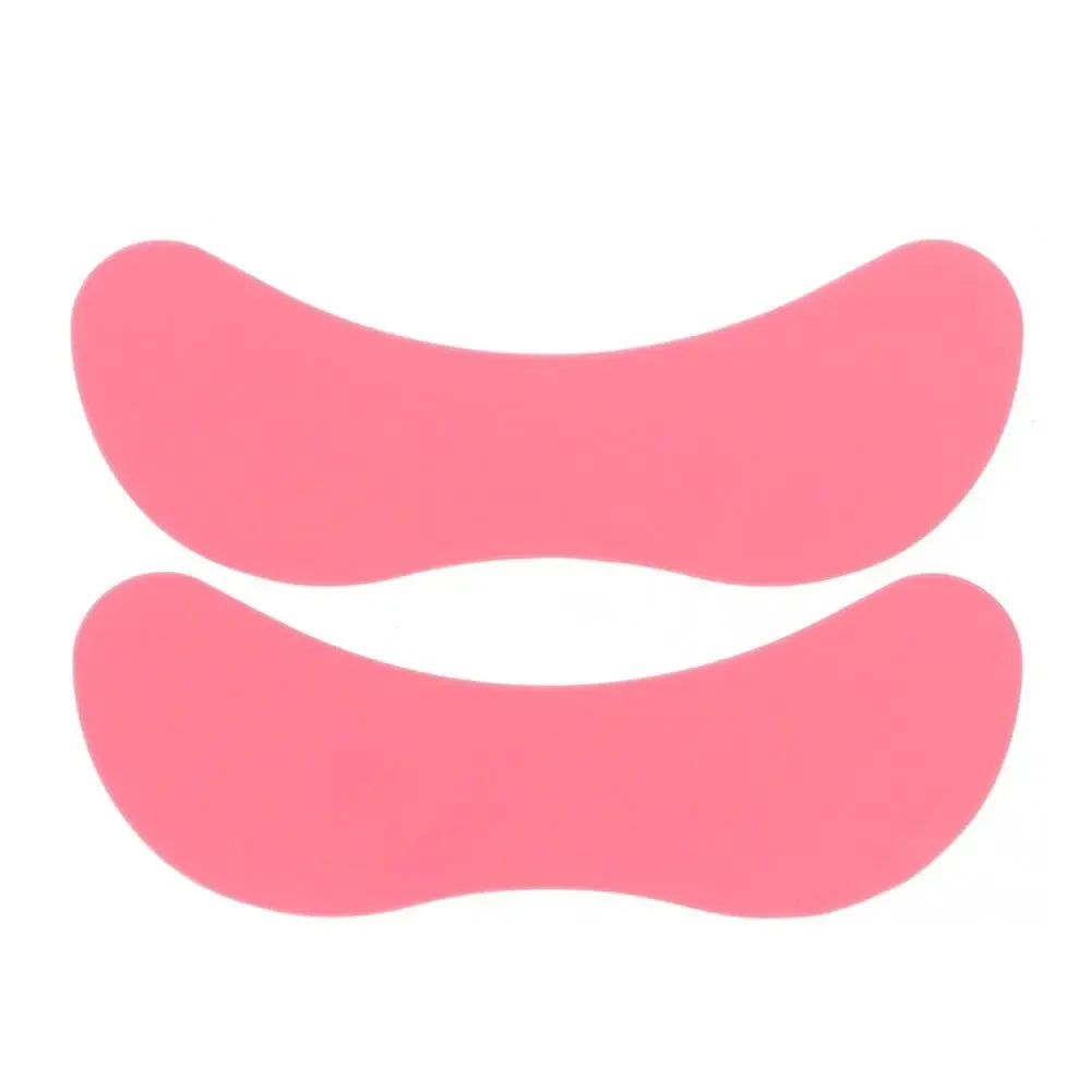 1Pair Reusable Eyelash Perm Silicone Eye Pads Lash Extension Under Eye Patches Sticky Eyelash Extension Patch Makeup Tools