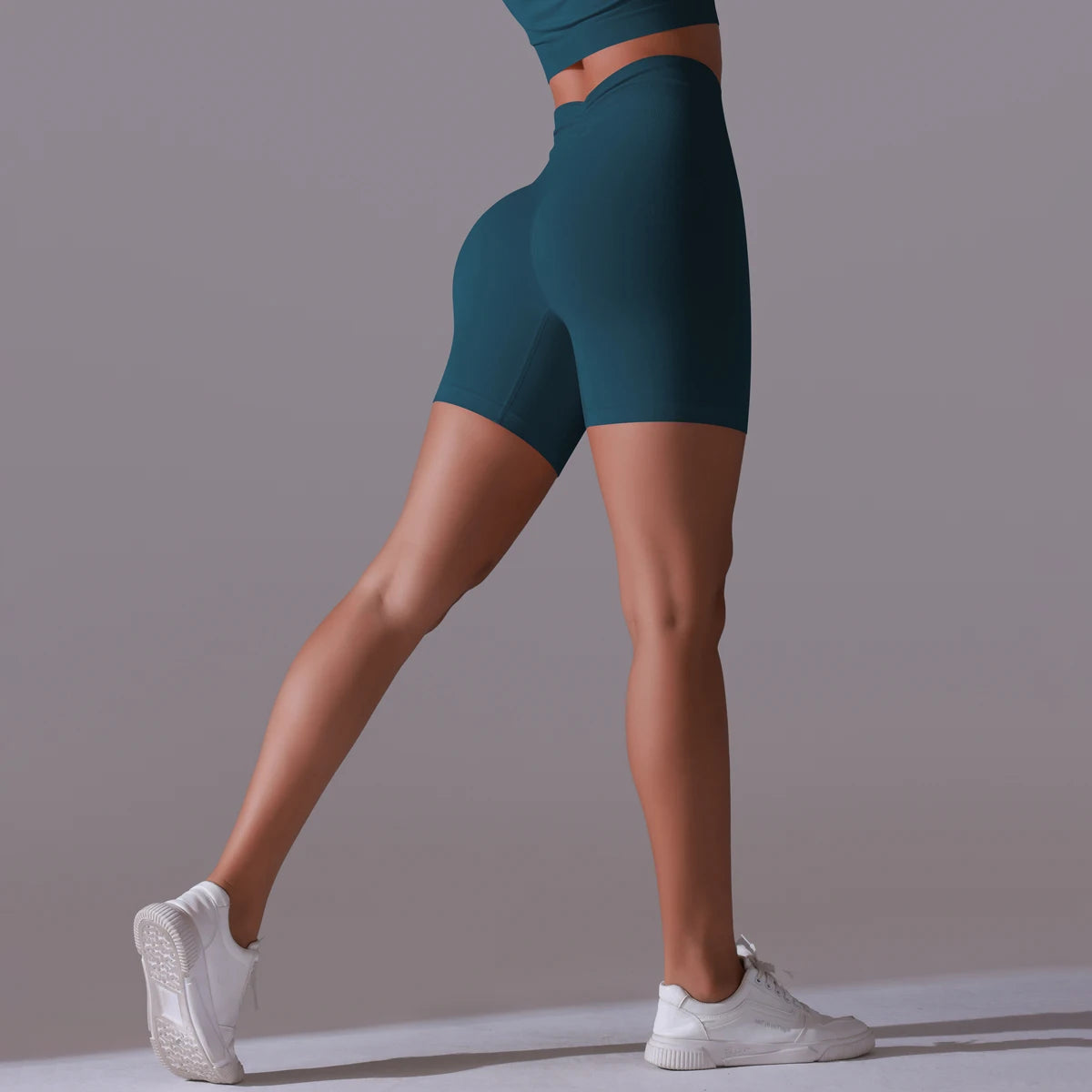 Women Yoga Shorts High Waist Workout Shorts Fitness Yoga Lift Butt Fitness Ladies Yoga Gym Running Short Pants Sportswear