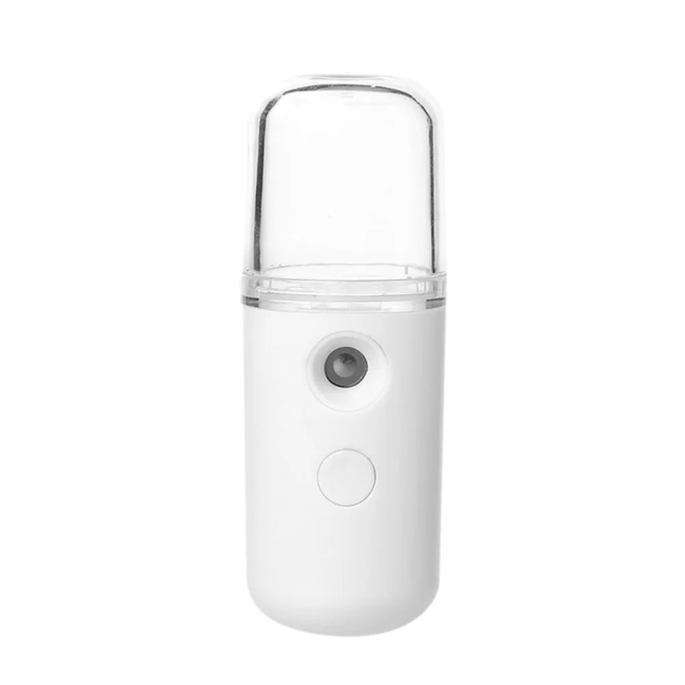 30ml Nano Mist Sprayer Visual Water Tank Portable Face Steamer Mini Beauty Device Handy Hydrating Sprayer for Eyelash Extensions