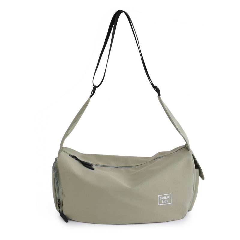 Lightweight Sports Gym Duffel Bag with Shoe Compartment, Crossbody Travel Bag for Weekend Trips