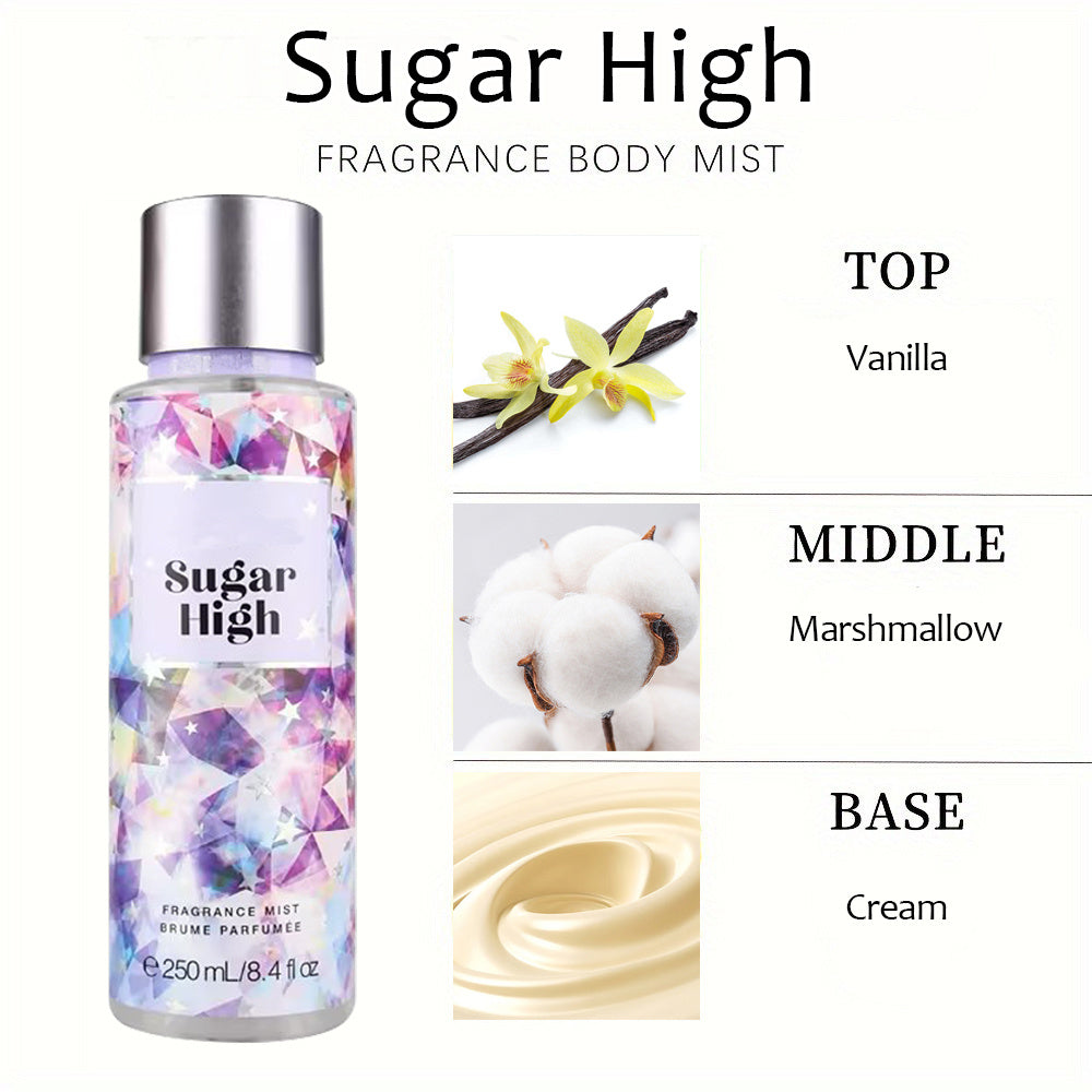 More than 20 perfume perfume body spray female flowers and fruits perfume suitable for girls, women, holiday gifts, Easter gifts