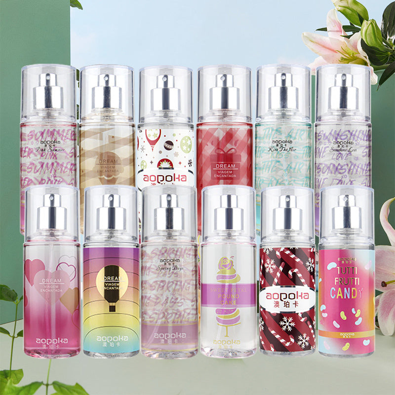 More than 20 perfume perfume body spray female flowers and fruits perfume suitable for girls, women, holiday gifts, Easter gifts