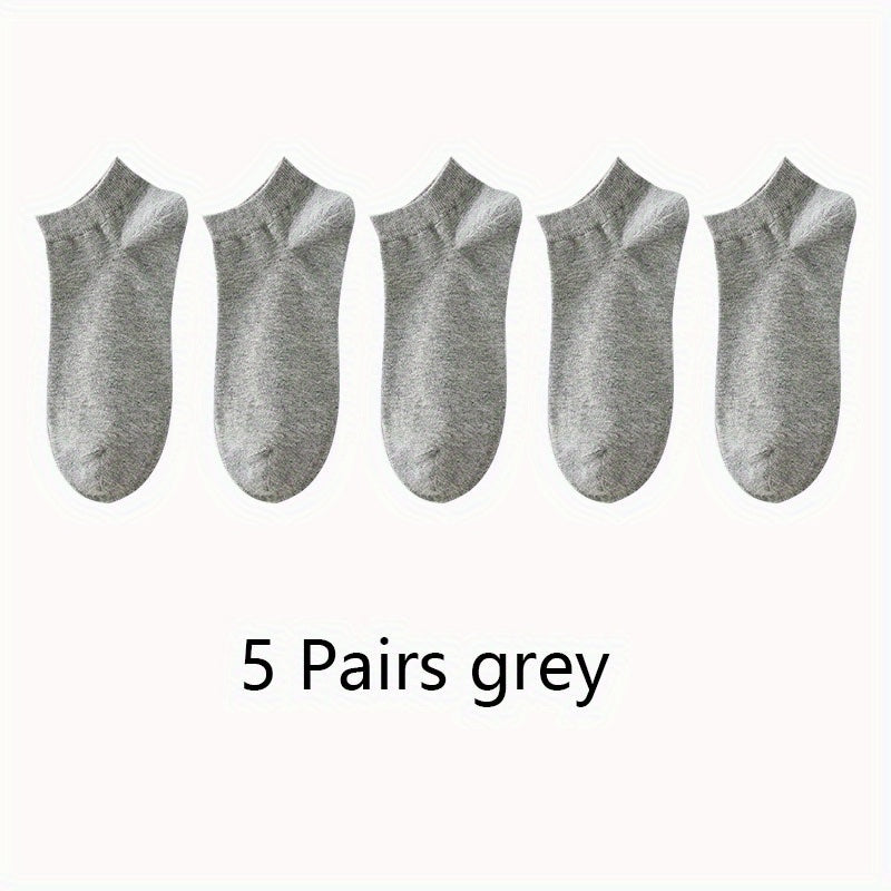 1/5/10/15/30 pair Essential Ankle Socks - 1/5/10/15/30 Pairs, Soft & Lightweight, Low Cut, Women's Stockings & Hosiery