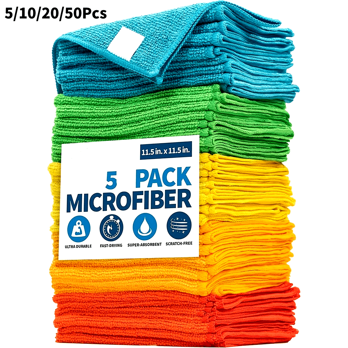 Tablet Cleaning Towel - Small, Random Color, 5/10/20/50pcs, Multi-Purpose & Portable for Daily Use