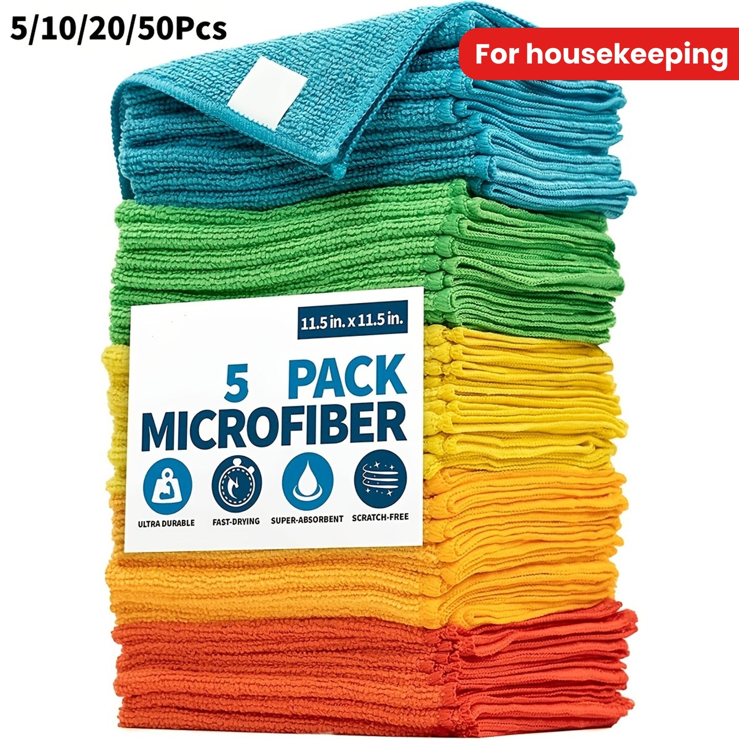 Tablet Cleaning Towel - Small, Random Color, 5/10/20/50pcs, Multi-Purpose & Portable for Daily Use