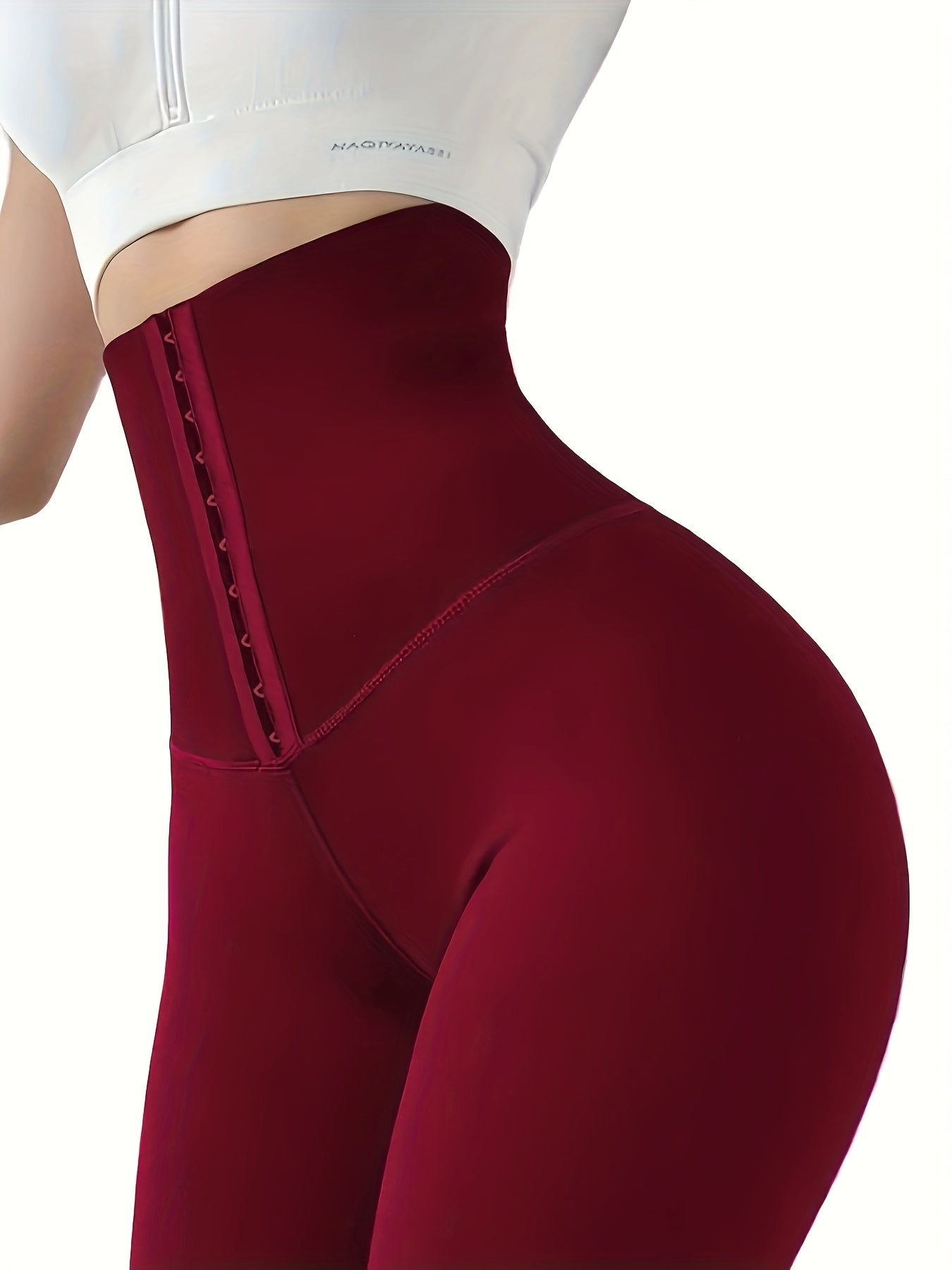 Sexy High Waist Solid Leggings - Butt Lifting, Tummy Control, Flattering Silhouette, Comfortable, Four-Way Stretch, Women's Fitness Clothing for Gym, Yoga, Running, and Daily Wear