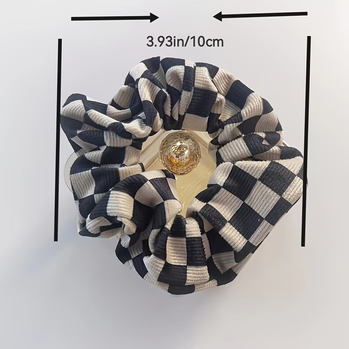 Velvet Plaid Hair Tie Scrunchies Large Scrunchies, Colorful Scrunchies, Fashion Women Retro Hair Accessories