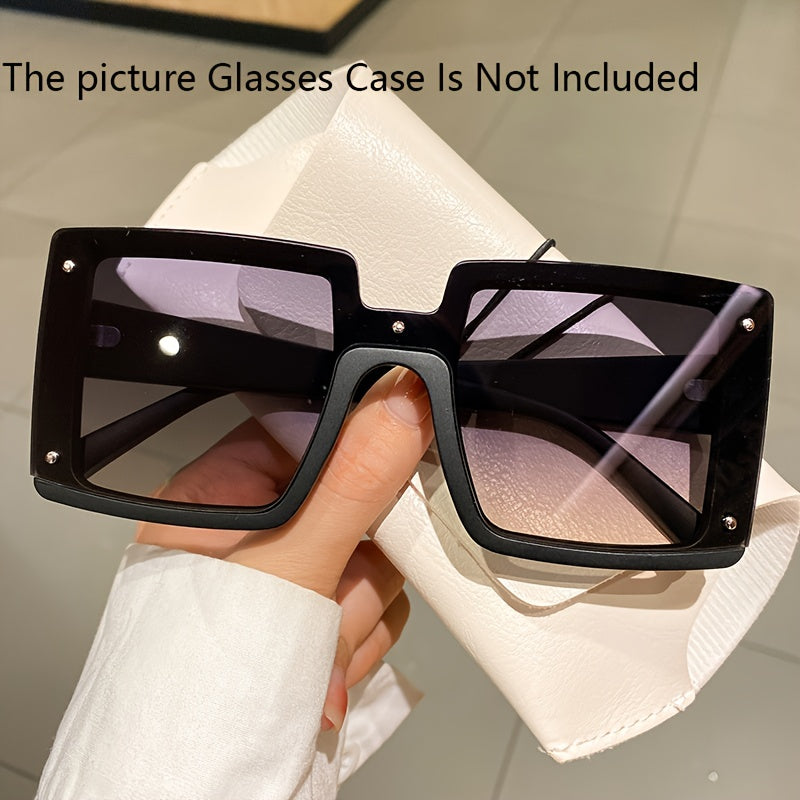 Oversized Square Men Women Trendy Eyewear Fashion Luxury Brand Design Shades