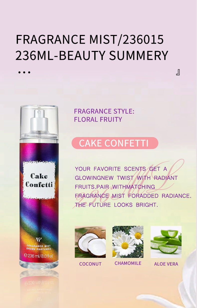 236ml Victoria's Floral Season Body Spray Perfume for Women - Long-lasting Floral and Fruity Fragrance bottle packaging