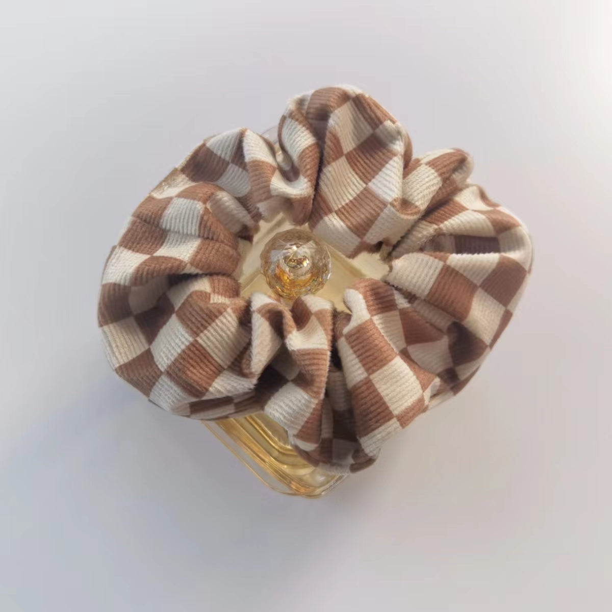 Velvet Plaid Hair Tie Scrunchies Large Scrunchies, Colorful Scrunchies, Fashion Women Retro Hair Accessories