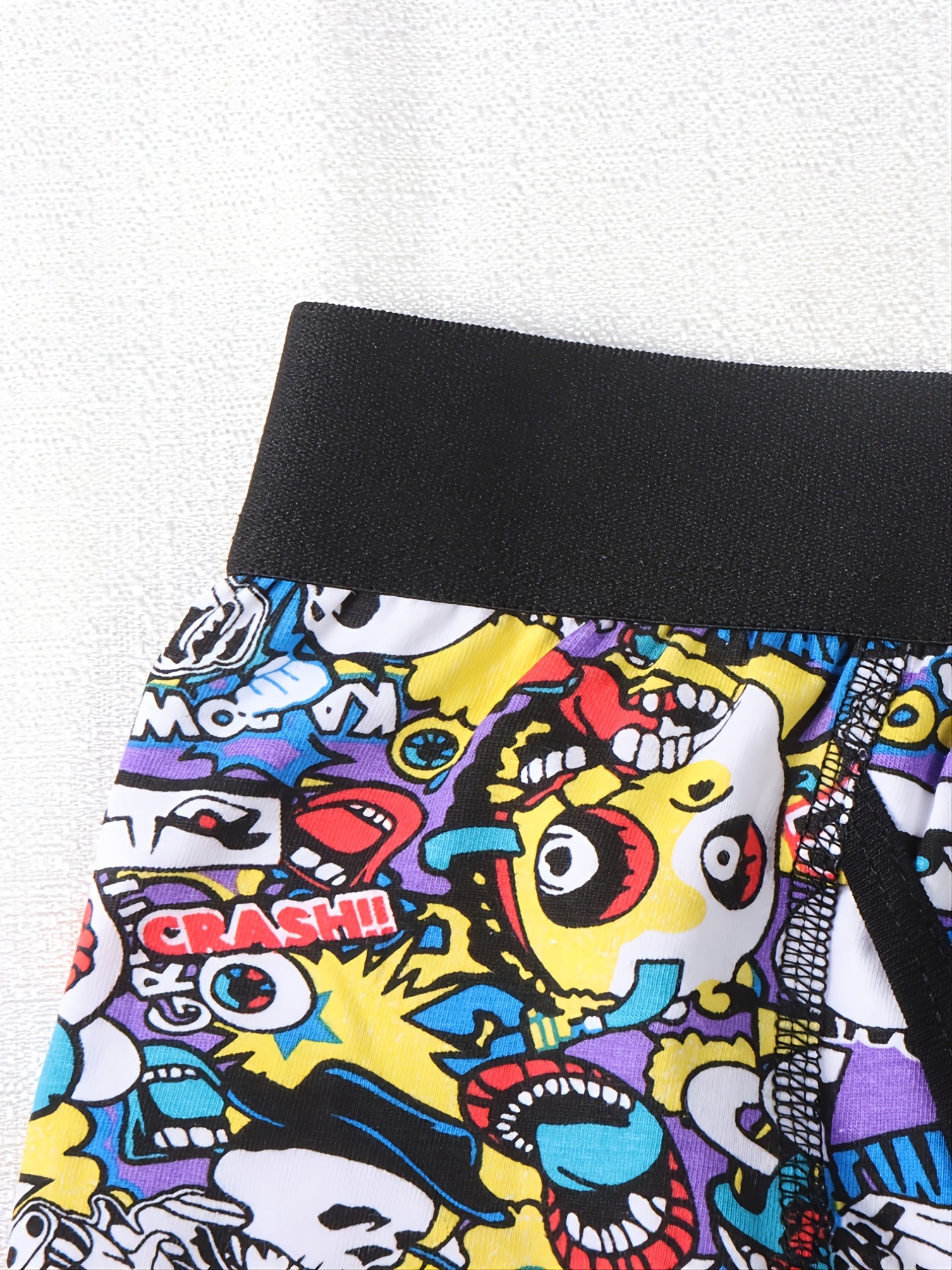 5pcs/set Boys Boxer Briefs Soft Cotton Cartoon Print Underwear Breathable Performance Sport