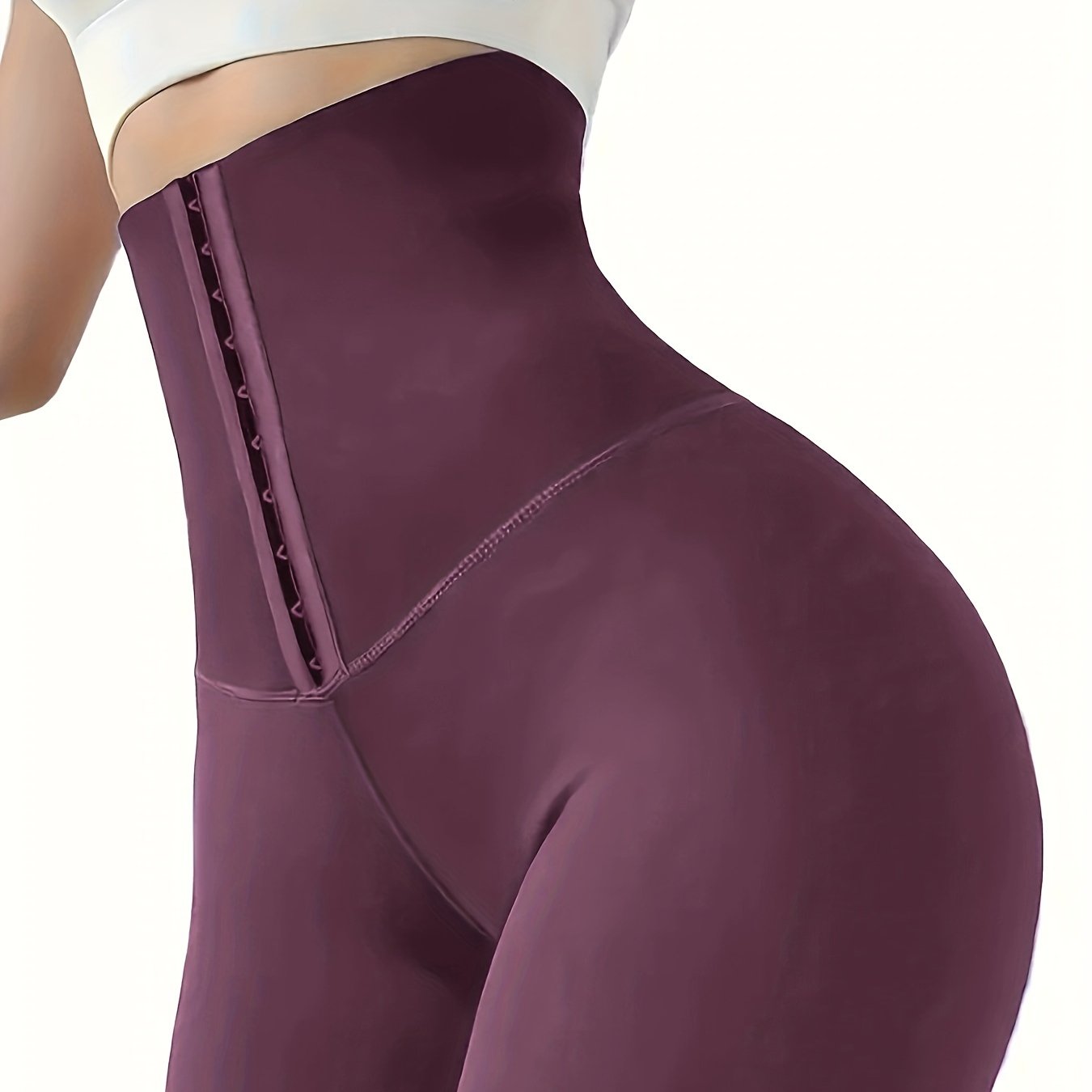 Sexy High Waist Solid Leggings - Butt Lifting, Tummy Control, Flattering Silhouette, Comfortable, Four-Way Stretch, Women's Fitness Clothing for Gym, Yoga, Running, and Daily Wear